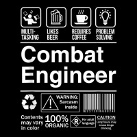 Combat Engineer Shopping Label Problem Solver T Shirt Men's 3/4 Sleeve Pajama Set | Artistshot