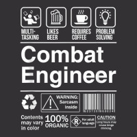 Combat Engineer Shopping Label Problem Solver T Shirt Vintage Hoodie | Artistshot