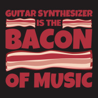 Guitar Synthesizer Gifts   Bacon Of Music Waist Apron | Artistshot