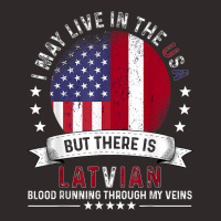 American Latvian Home In Us Patriot American Latvia Flag Racerback Tank | Artistshot