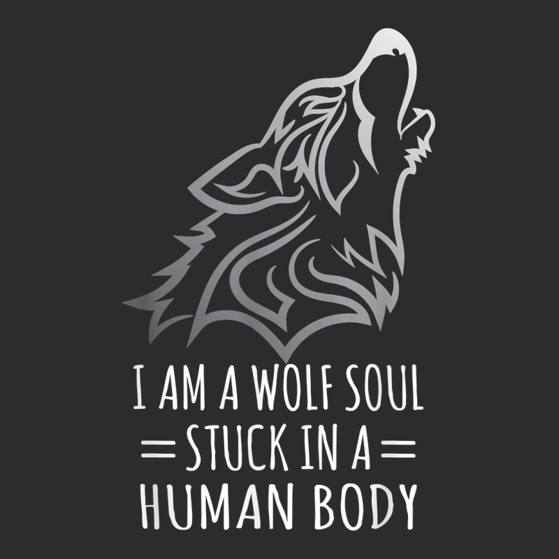 Wolf Design   I Am A Wolf Soul Stuck In Human Body T Shirt Exclusive T-shirt | Artistshot