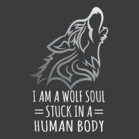 Wolf Design   I Am A Wolf Soul Stuck In Human Body T Shirt Men's Polo Shirt | Artistshot