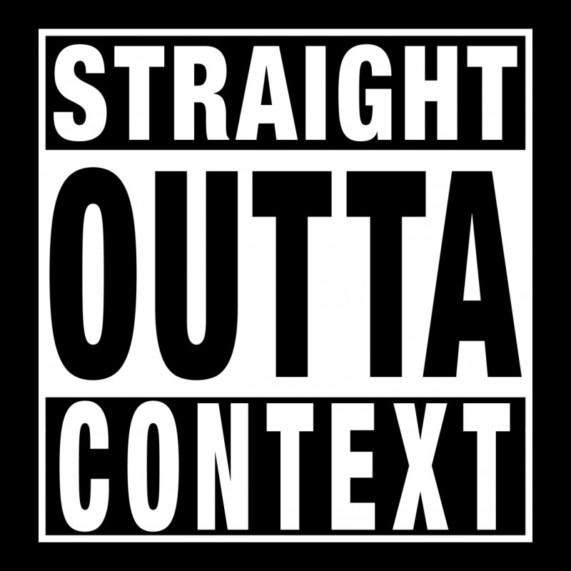 Straight Outta Context For Dark Youth Hoodie | Artistshot