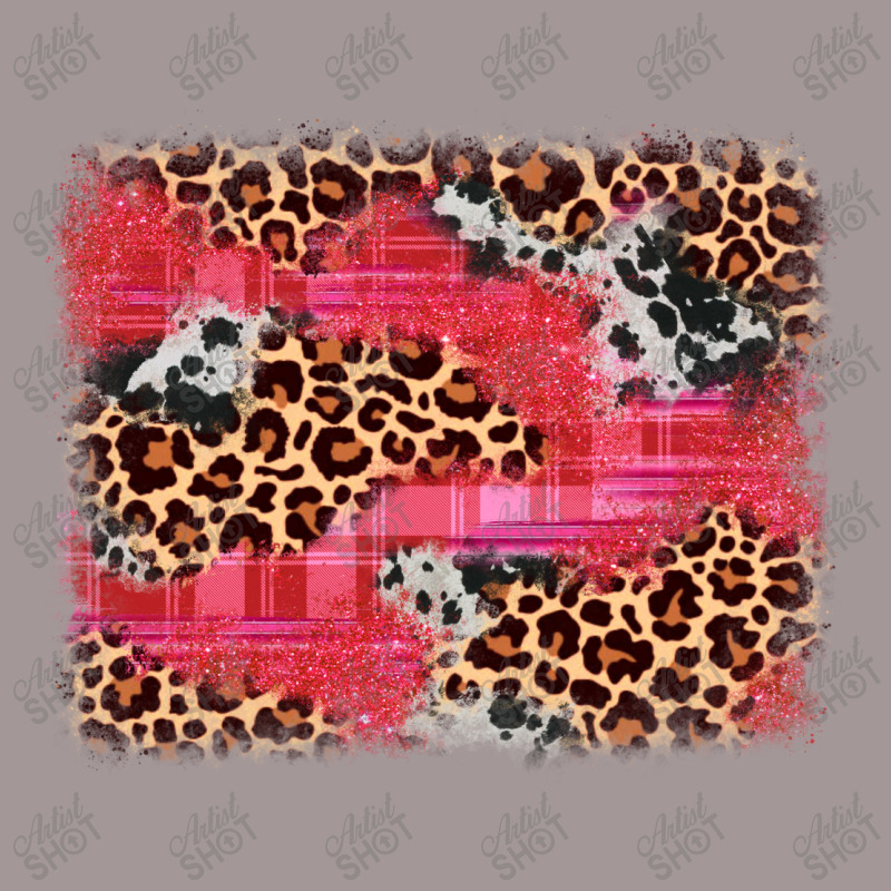 Valentine's Day Cowhide Leopard Background Vintage Hoodie | Artistshot