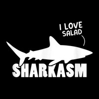 Shark Marine Biology I Love Salad Sharkasm Marine Biologist Baby Tee | Artistshot