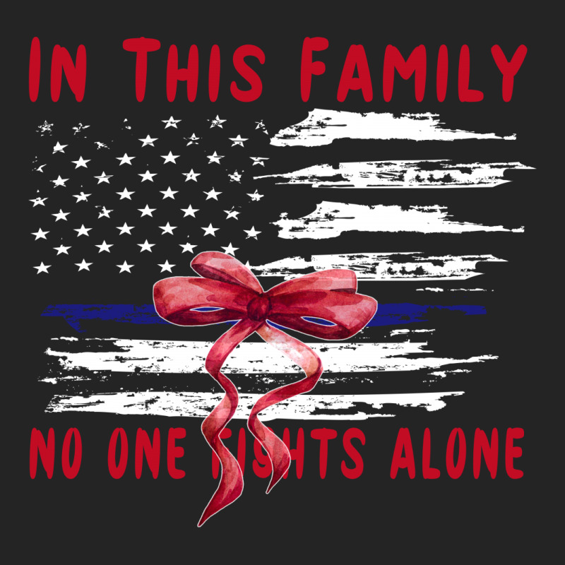 In This Family No One Fights Alone 3/4 Sleeve Shirt | Artistshot