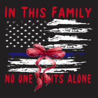 In This Family No One Fights Alone T-shirt | Artistshot