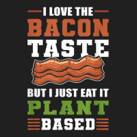 I Love The Bacon Taste But I Just Eat It Plant Based   Vegan Ladies Polo Shirt | Artistshot