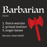 Barbarian Class Definition Dungeons And Rpg Dragons T Shirt Ladies Fitted T-shirt | Artistshot