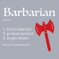 Barbarian Class Definition Dungeons And Rpg Dragons T Shirt Tank Dress | Artistshot