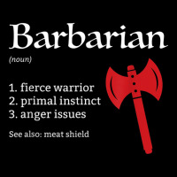 Barbarian Class Definition Dungeons And Rpg Dragons T Shirt Legging | Artistshot