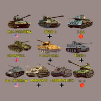 Top Ten Best Ww2 Tanks M4 Sherman Panzer Iv Tiger Ii T 34 T Shirt Vintage T-shirt | Artistshot