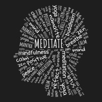 Meditate Mindfulness Zen Buddha Yoga Wordart T Shirt Classic T-shirt | Artistshot