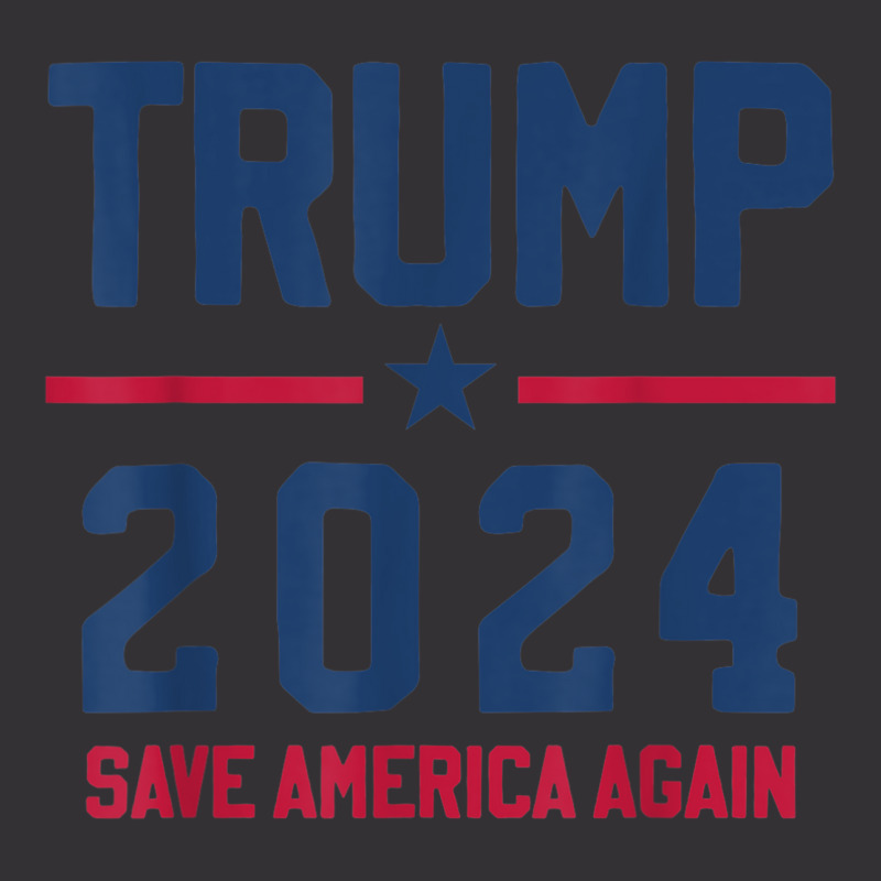 Trump 2024   Save America Again   Pro Trump Vintage Hoodie | Artistshot