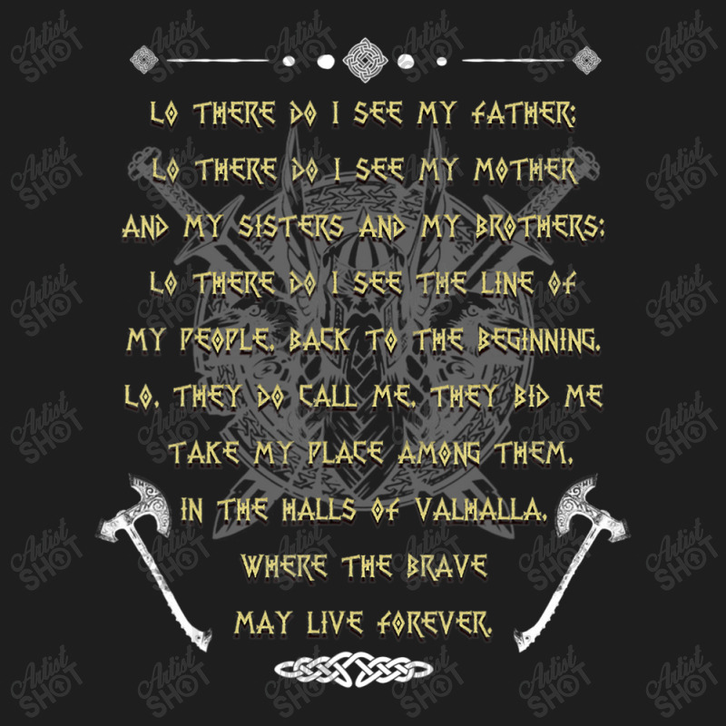 Viking Prayer Before The Battle Vikings Warriors Classic T-shirt | Artistshot