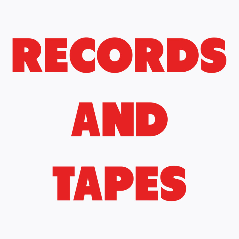 Records And Tapes T-shirt | Artistshot