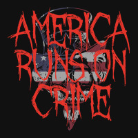 America Runs On Crime , America Runs On Crime Art, America Runs On Cri Crew Socks | Artistshot