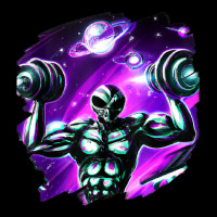 Alien Lifting Weights In Outer Space Alien Weightlifting Tank Top Adjustable Cap | Artistshot