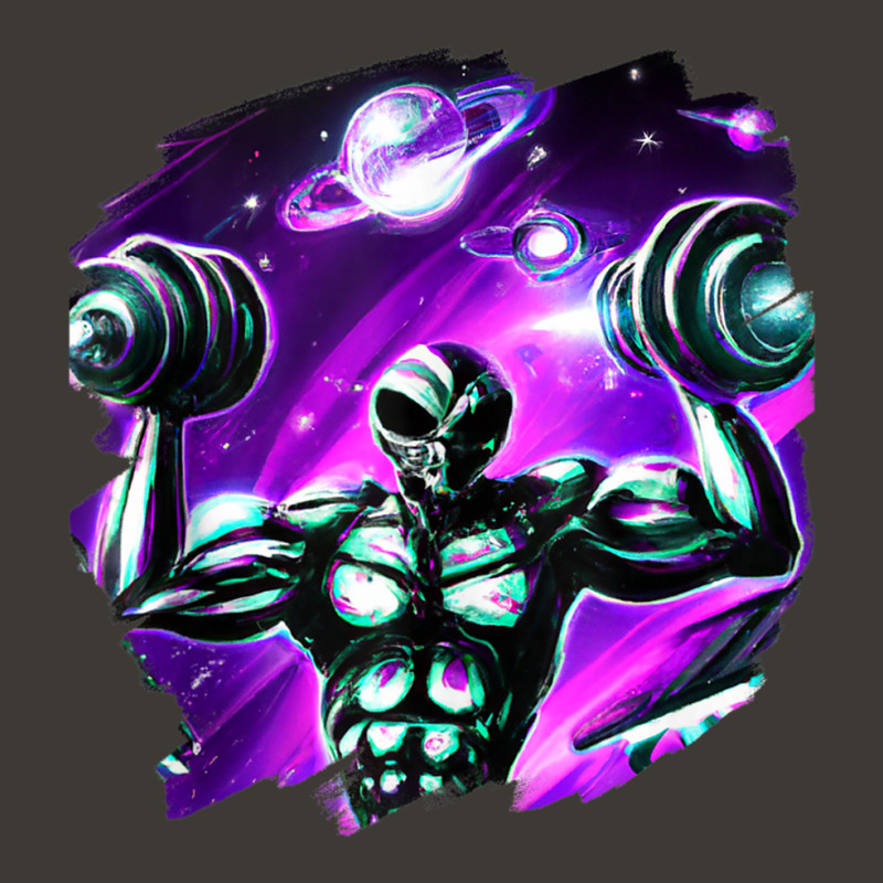 Alien Lifting Weights In Outer Space Alien Weightlifting Tank Top Bucket Hat | Artistshot