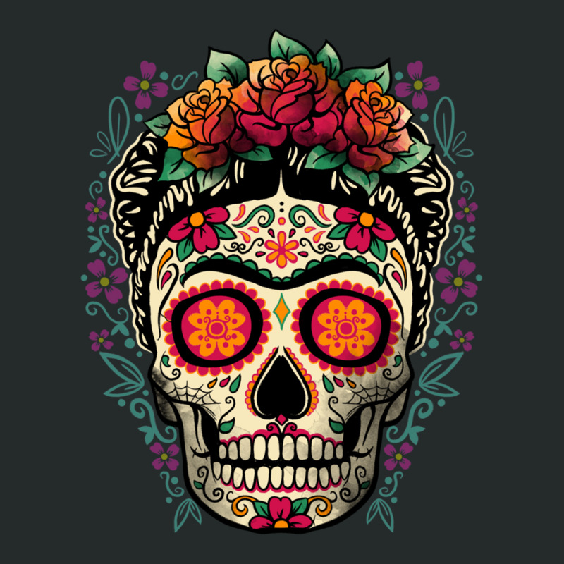 Frida Calavera Women's Triblend Scoop T-shirt by cm-arts | Artistshot