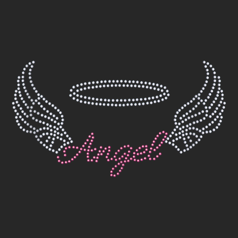 Angel With Wings Bling Rhinestone Diamante Embellished Tank Top Women's Pajamas Set by cm-arts | Artistshot