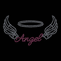 Angel With Wings Bling Rhinestone Diamante Embellished Tank Top Toddler 3/4 Sleeve Tee | Artistshot