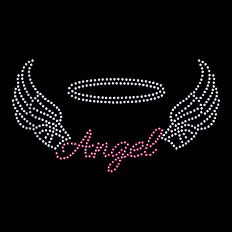 Angel With Wings Bling Rhinestone Diamante Embellished Tank Top Toddler 3/4 Sleeve Tee by cm-arts | Artistshot