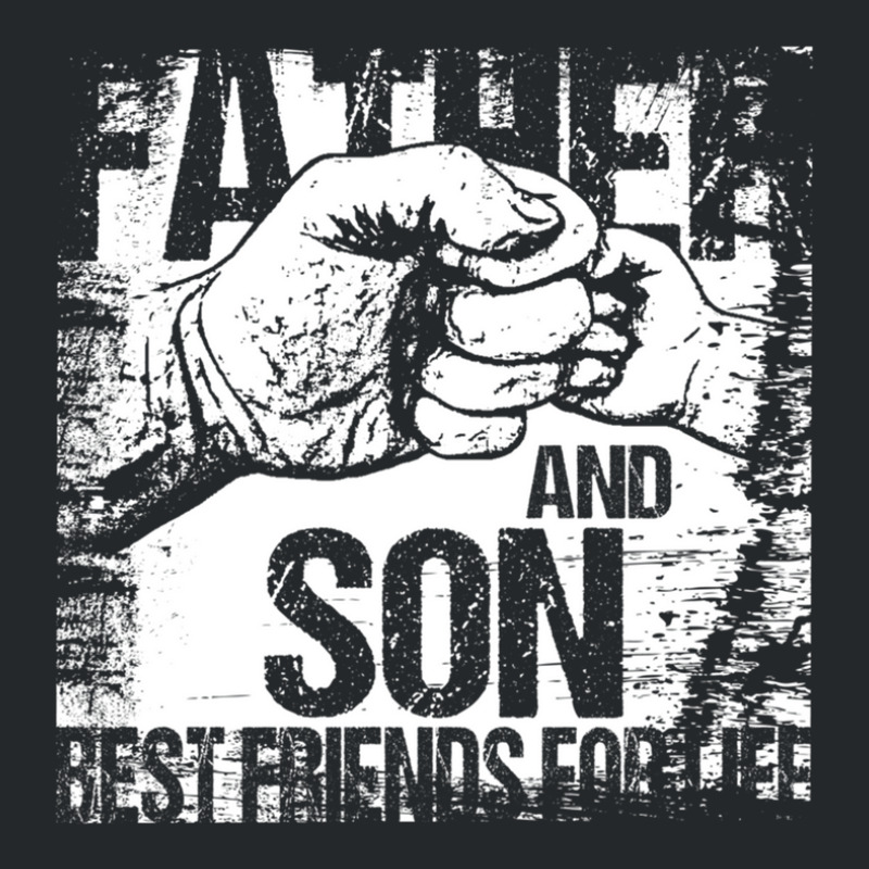 Father And Son Best Friends For Life Fist Bump Crewneck Sweatshirt | Artistshot