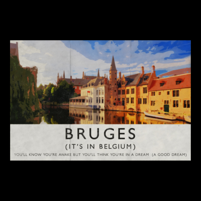 In Bruges Bruges (it?s In Belgium) Travel Poster-irwoq Baby Tee by Kosdapen517 | Artistshot