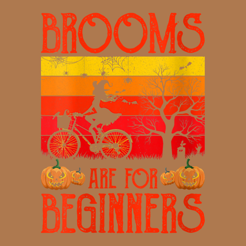 Womens Brooms Are For Beginners Bicycle Shirt Witch Halloween 2022 V N Vintage Short | Artistshot