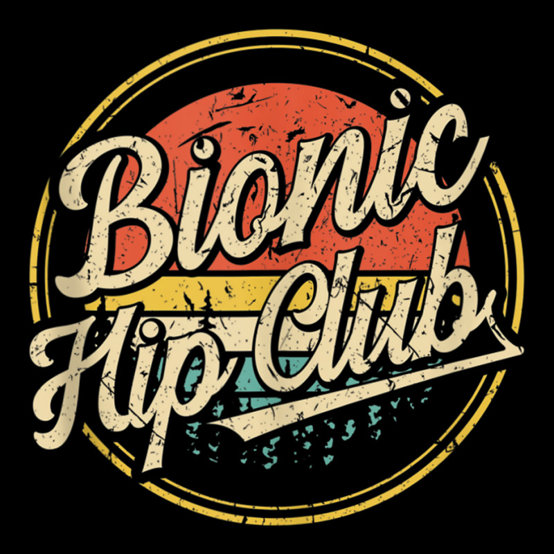 Bionic Hip Club, Funny Retro Injury Hip Surgery Recovery Tank Top Zipper Hoodie by cm-arts | Artistshot