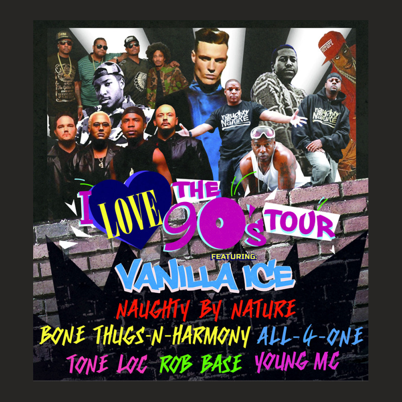 Vanilla Ice I Love The 90s 2021 Summer Tour Classic Ladies Fitted T-Shirt by cm-arts | Artistshot