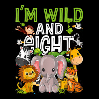 I'm Wild And Eight Zoo Birthday Family Safari Jungle Party Cropped Sweater | Artistshot