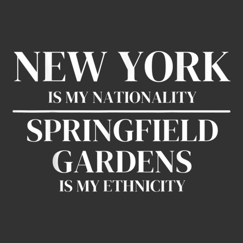 Springfield Gardens New York Is My Nationality Ethnicity T Shirt Baby Bodysuit by cm-arts | Artistshot