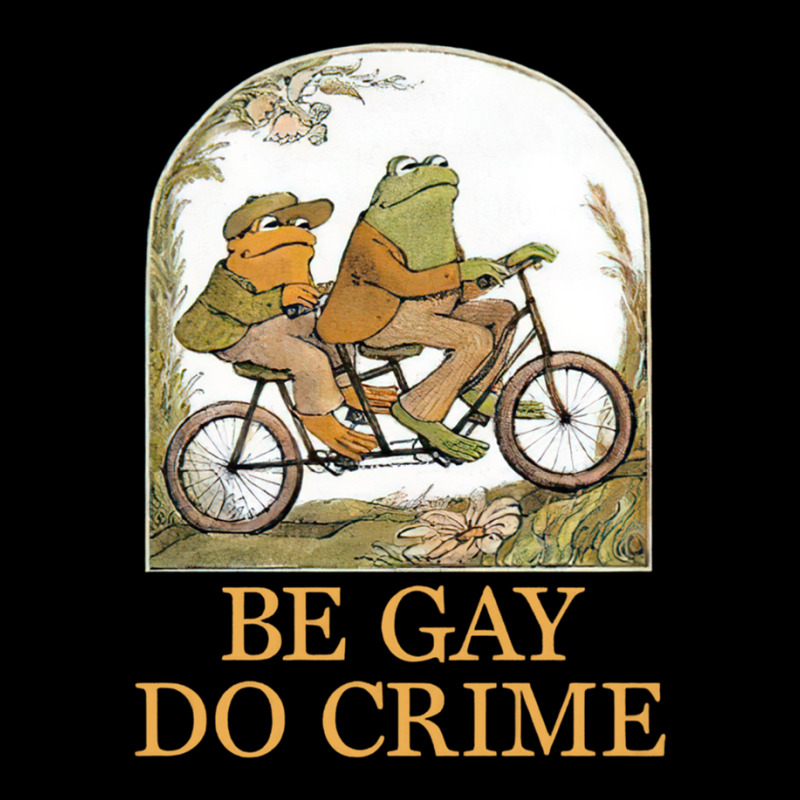 Frog And Toad Be Gay Do Crime Novelty Funny Cropped Hoodie by cm-arts | Artistshot