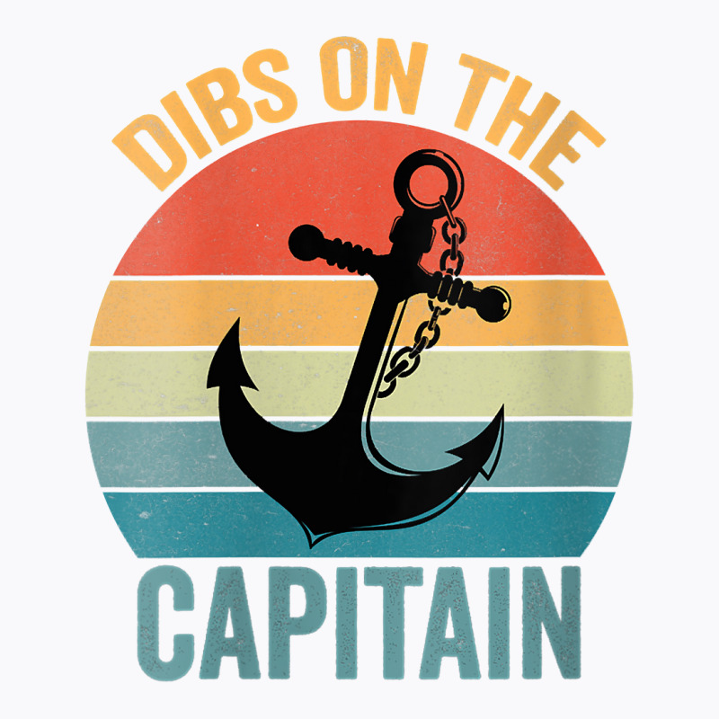 Womens Dibs On The Captain V Neck T Shirt T-shirt | Artistshot