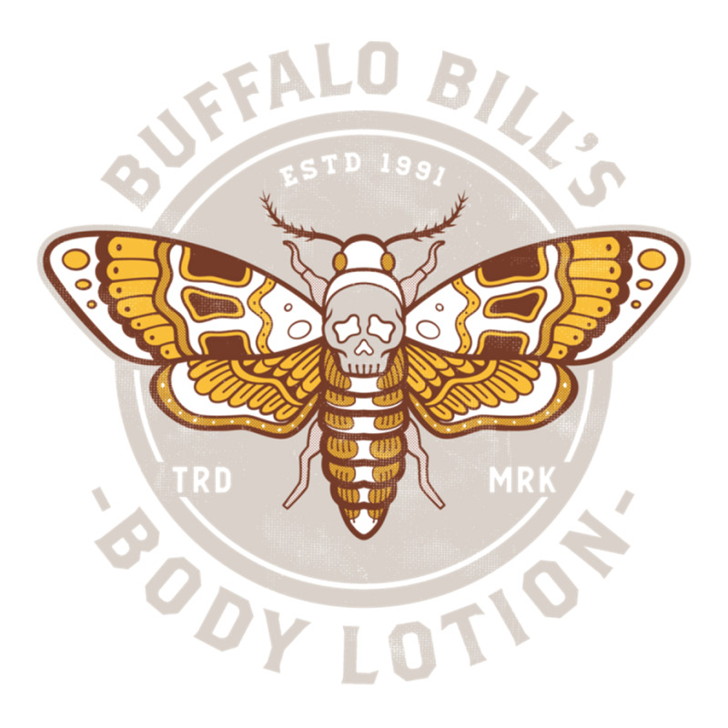 Buffalo Bill's Body Lotion Death's Head Moth Horror Distressed Vintage ...