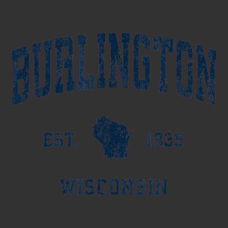 Burlington Wisconsin Wi Vintage Athletic Navy Sports Design Vintage Short | Artistshot