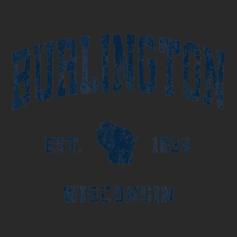 Burlington Wisconsin Wi Vintage Athletic Navy Sports Design Toddler T-shirt | Artistshot