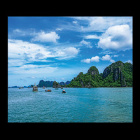 Ha Long Bay Vietnam Bluesky Trave Pocket T-shirt | Artistshot