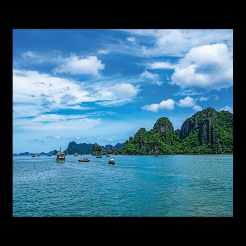 Ha Long Bay Vietnam Bluesky Trave V-neck Tee | Artistshot