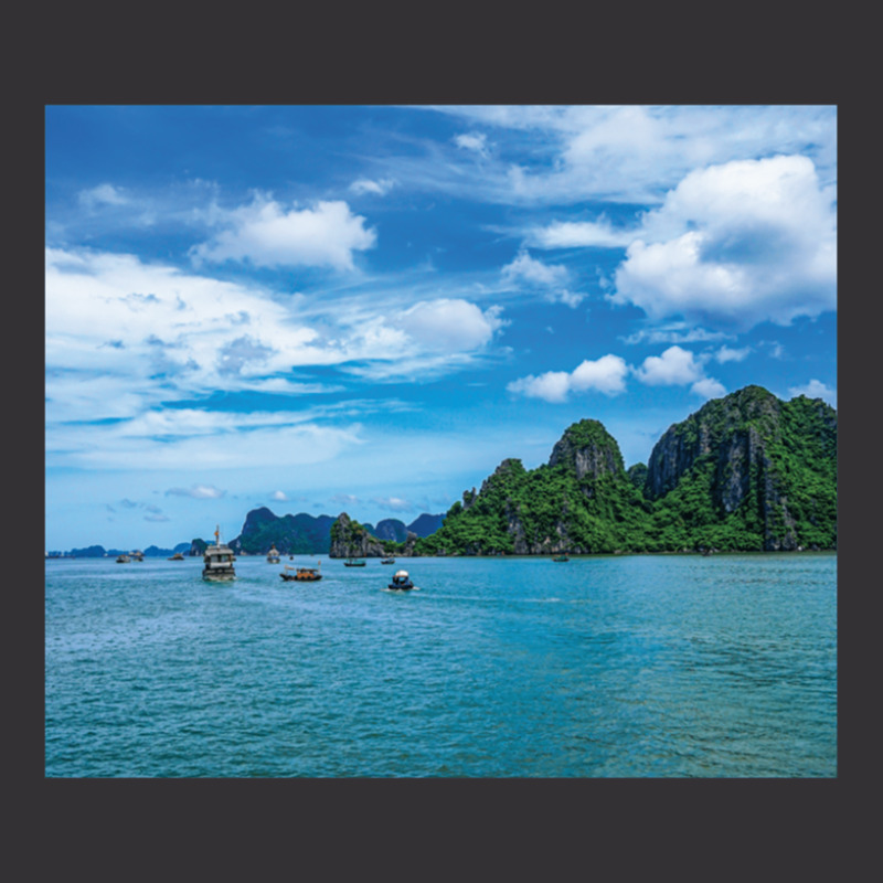 Ha Long Bay Vietnam Bluesky Trave Vintage Hoodie | Artistshot