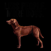 Less People More Dogs Chesapeake Bay Retriever Introvert Fun Cropped Sweater | Artistshot