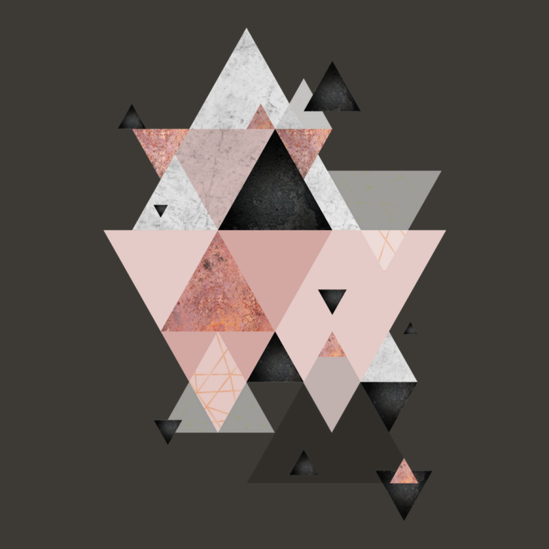 Geometric Compilation In Rose Gold And Blush Pink Bucket Hat | Artistshot