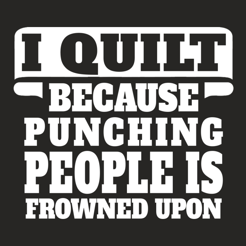 I Guilt Punching People Is Frowned Upon Ladies Fitted T-Shirt by tshiart | Artistshot