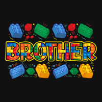 Brother Brick Builder Boy Master Builder Blocks Building Metal Print Vertical | Artistshot