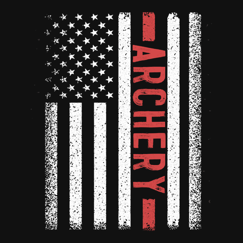 Archery American Flag, Archery American Flag Art, Archery American Fla Motorcycle License Plate | Artistshot