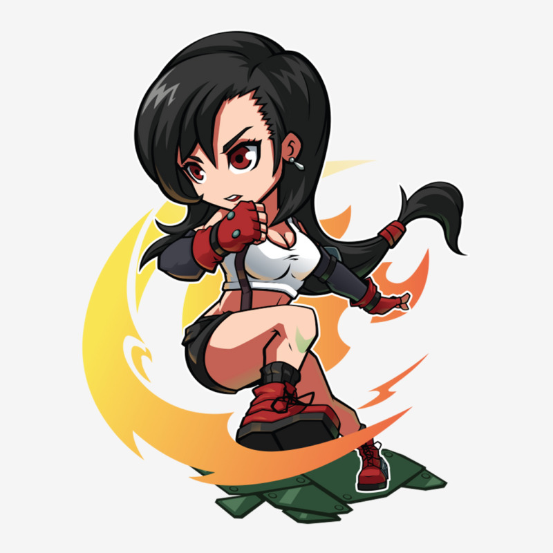 Tifa Cute Chibi Anime Final Fantas Adjustable Cap by ElizabethTDuval | Artistshot