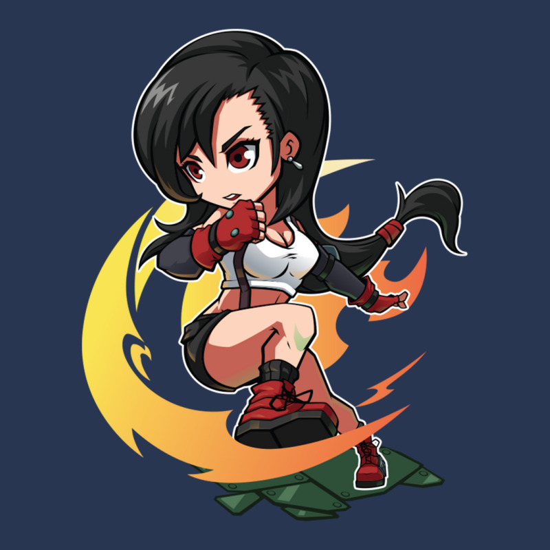 Tifa Cute Chibi Anime Final Fantas Men Denim Jacket by ElizabethTDuval | Artistshot