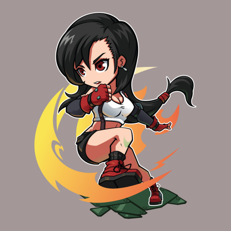 Tifa Cute Chibi Anime Final Fantas Vintage Hoodie by ElizabethTDuval | Artistshot